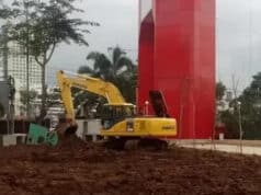 Mesin Eskavator Proyek Turab Kali Cisadane Dicuri Maling Mesin Eskavator Proyek Turab Kali Cisadane Dicuri Maling