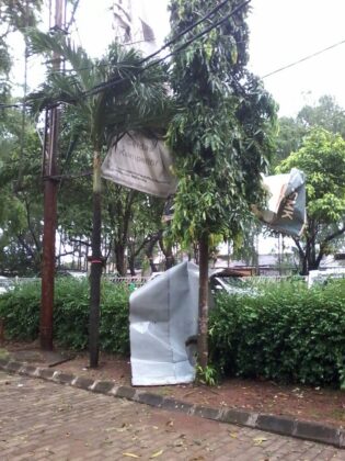 Hujan dan Angin Hantam Kota Tangerang
