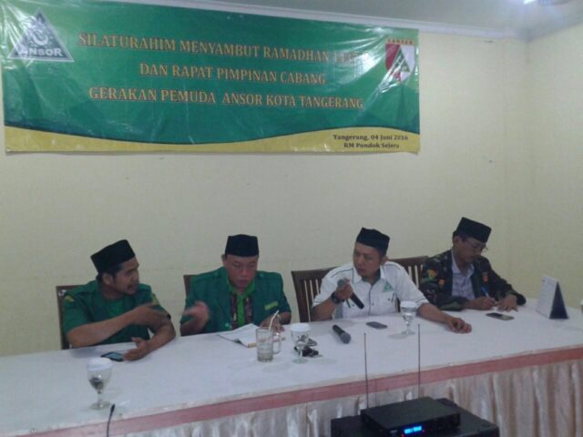 GP Ansor Kota Tangerang Gelar Silaturahmi dan Konsolidasi Antar Pengurus