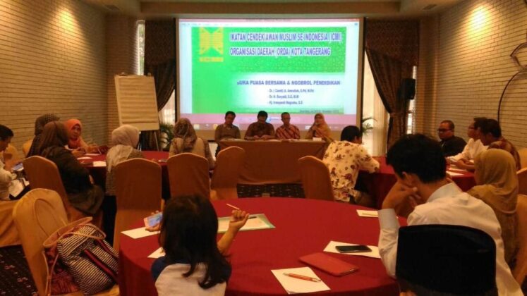 ICMI Orda Kota Tangerang Gelar Buka Puasa Bersama Sambil Ngobrol Pendidikan