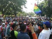 Masyarakat Pandeglang Antusias Sambut Wahidin Halim Berolahraga