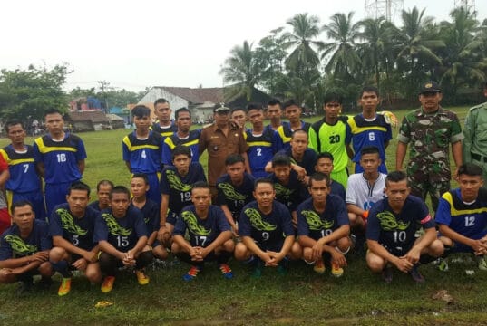 Mempererat Silaturahim, Warga Desa Margajaya Gelar Turnamen Sepak Bola