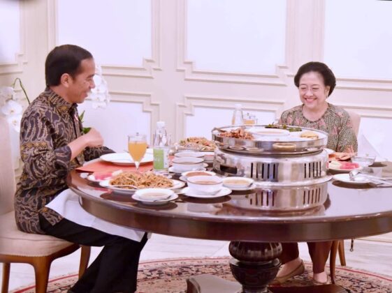 Pertemuan Presiden Jokowi dengan Megawati Soekarnoputri di Istana Negara