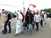 Tuntut Penista Agama Dipenjara, Muslim Banten Bela Islam Jalan Kaki ke Jakarta