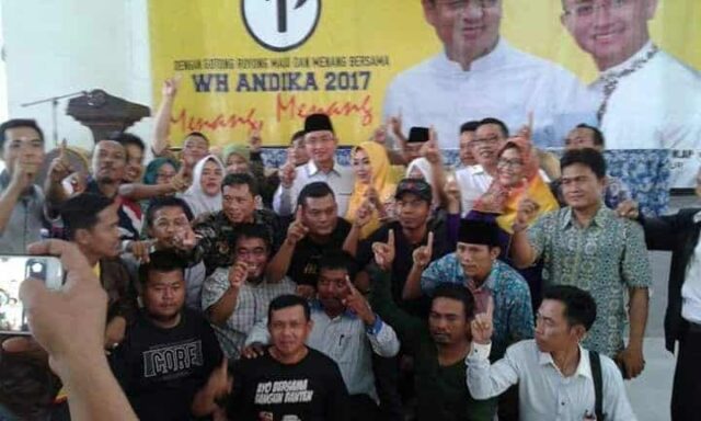 Tim Relawan WH-Andika Gotong Royong Menangkan Nomor Urut Satu