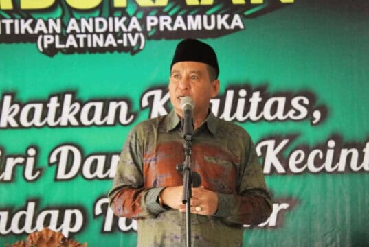 Membuka Acara Pelantikan Andhika Pramuka, KH. Pupu Mahpudin: Santri Harus Berdisiplin, Taat dan Berkarakter