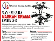 DKB Gelar Sayembara Naskah Drama Banten 2017