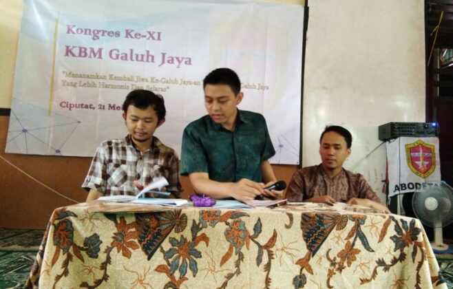 Keluarga Besar Mahasiswa (KBM) Galuh Jaya Jabodetabek menggelar kongres ke-XI
