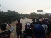 Gorong-gorong Mampet, Jalan Raya Serang-Pandeglang Diterjang Banjir
