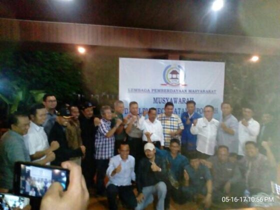 H. Idup Amsyar Terpilih Jadi Ketua LPM Kecamatan Cipondoh