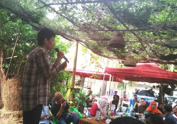 Tausiyah Budaya Yudi Baduy di Acara Halal Bihalal Pegiat Literasi Banten