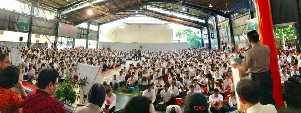 Pengenalan Kampus Mahasiswa Baru Unika Atma Jaya di BSD City Utamakan Nilai Kebangsaan