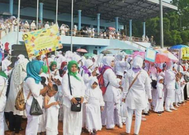 Ratusan Anak PAUD dan TK di Lebak Ikuti Kegiatan Praktik Manasik Haji