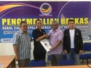 Hudaya Latuconsina Datangi DPW Partai Nasdem Banten