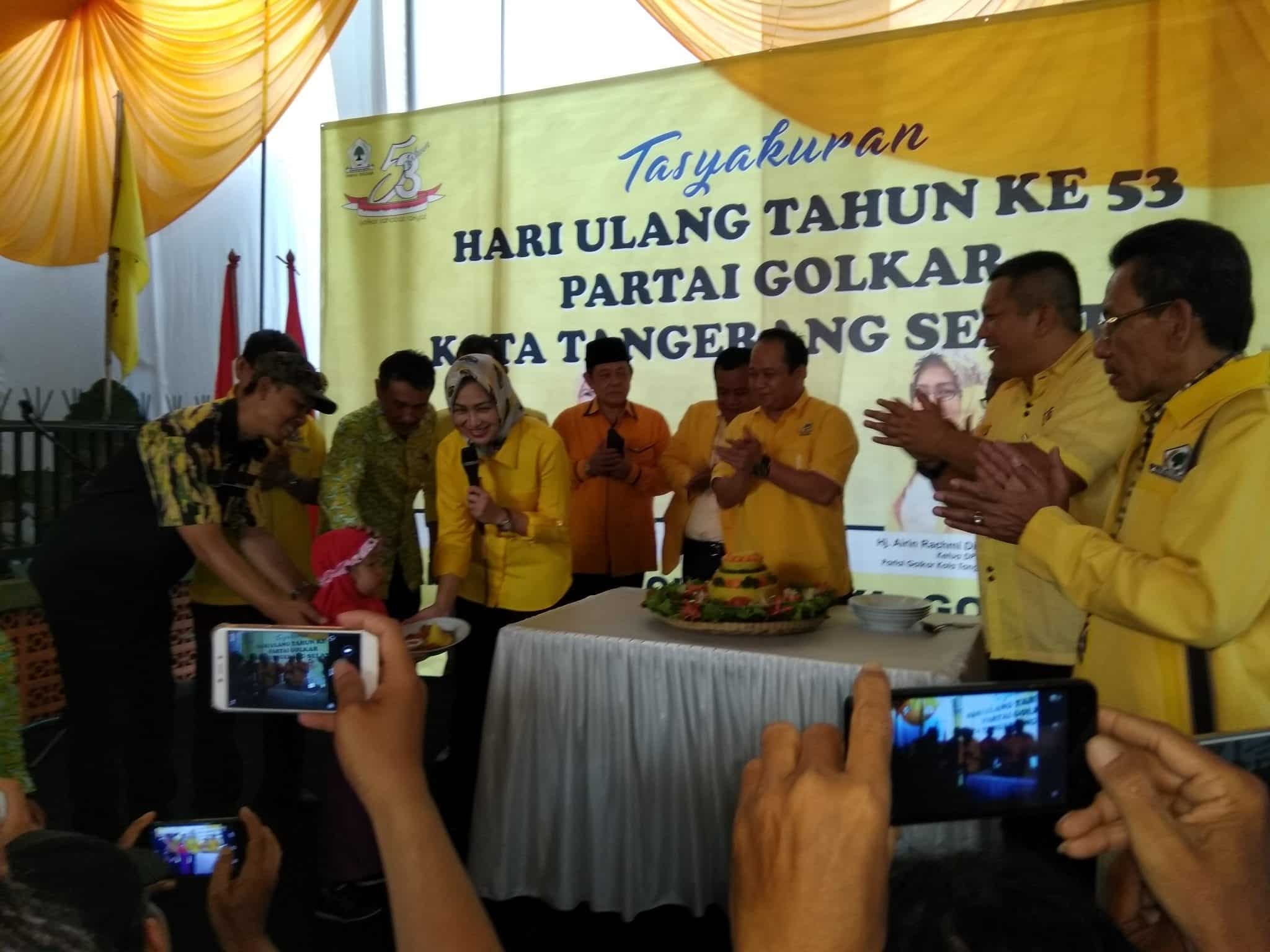 Tasyakuran Partai Golkar, Ketua DPD Kota Tangerang Selatan Santuni Anak Yatim Piatu