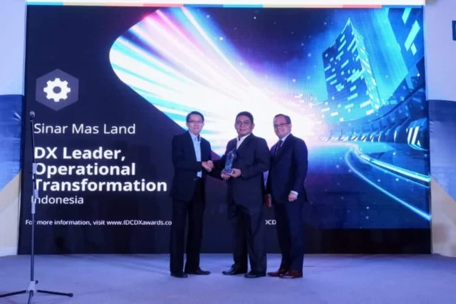 Perusahaan Sinar Mas Land Raih Penghargaan DX Leader di Ajang IDC Digital Transformation Awards 2017