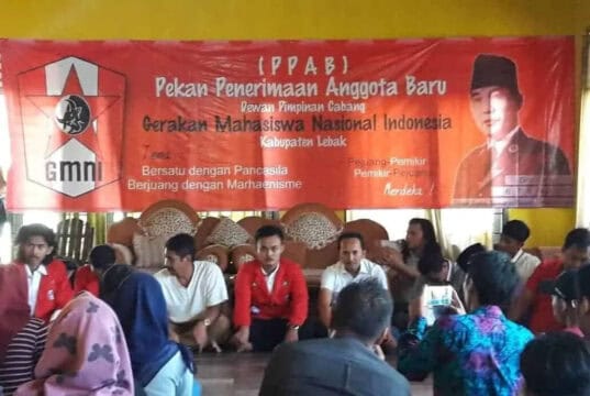 Lintas Komisariat DPC GMNI Lebak Gelar Pekan Penerimaan Anggota Baru Lintas Komisariat DPC GMNI Lebak Gelar Pekan Penerimaan Anggota Baru