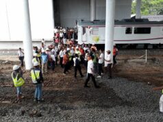 Tinjau Stasiun Batu Ceper, Menhub Budi Karya Targetkan Kereta Bandara Soekarno-Hatta Rampung 25 November 2017