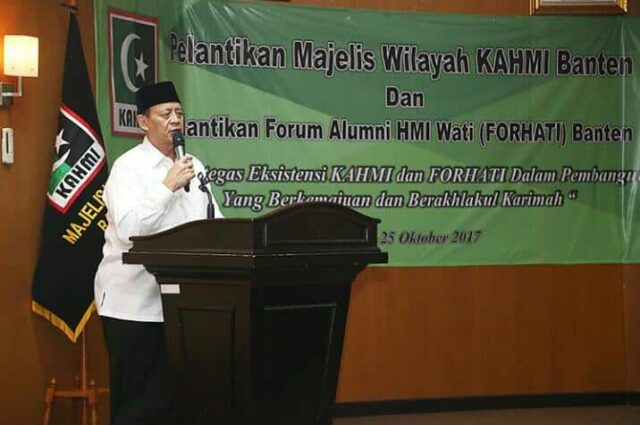 Wahidin Halim Ajak KAHMI Bangun Banten