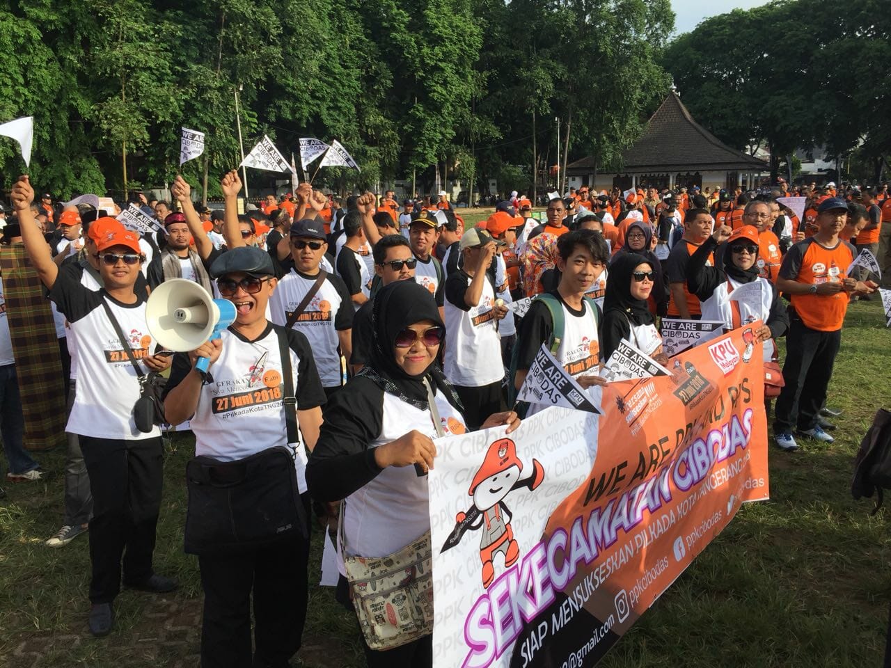 KPU Kota Tangerang Luncurkan Gerakan Saya Mencoblos Pilkada 2018