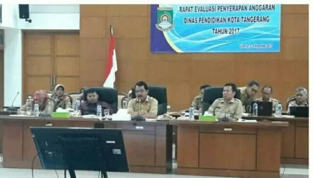 Dinas Pendidikan Kota Tangerang Gelar Rapat Evaluasi Penyerapan Anggaran Tahun 2017