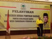 DPD Golkar Kabupaten Tangerang Serahkan Calon Wakil Bupati kepada Zaki