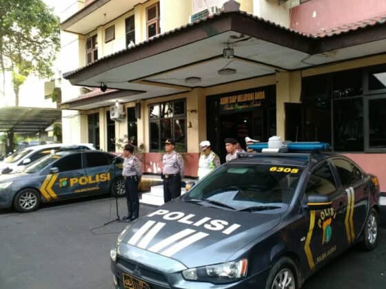 Berikan Kenyamanan Kepada Masyarakat, Polsek Ciledug Kawal Peserta Reuni 212