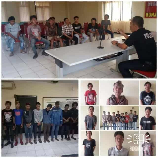 Enam Preman Jalanan Diciduk Polsek Ciledug