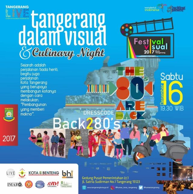 Pemkot Gelar Festival Visual, Sejarah Tangerang Disajikan Melalui Video Mapping 