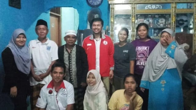 Marinus Gea Motivasi Ketua Ranting TMP di Desa Keroncong