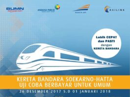 Hari Ini Kereta Menuju Bandara Soekarno-Hatta Beroperasi