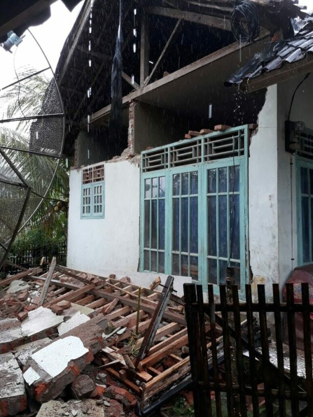 Sebanyak 344 Rumah di Lebak Runtuh Akibat Gempa