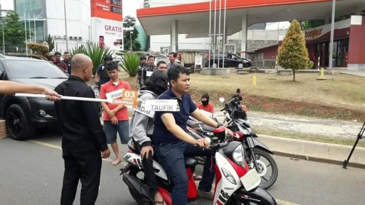 Polres Tangerang Selatan Gelar Rekonstruksi Tewasnya Taufik di Bintaro