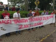 Posraya Indonesia Kabupaten Tangerang Sebar Bunga Dukung Zaki-Romli