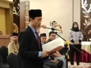 Ketua Panwaslu Kecamatan Tangerang Lantik Petugas Pengawas Pemilu