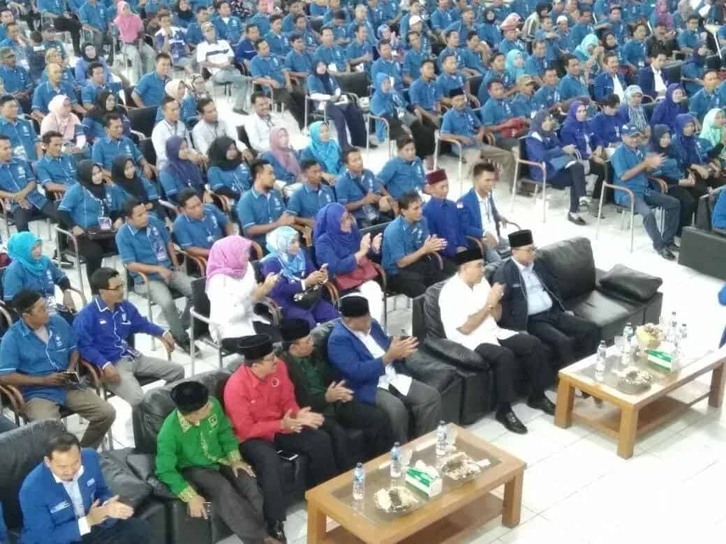 Gelar Rakerda PAN, Zulkifli Hasan Beri Dukungan Calon Bupati Zaki Iskandar