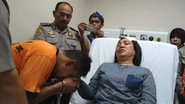 Polisi Wanita Babak Belur Dihujani Pukulan oleh Sopir Truk 