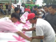 Posraya Indonesia Kecamatan Kresek Tangerang Kembali Gelar Aksi Dukung Zaki-Ombi
