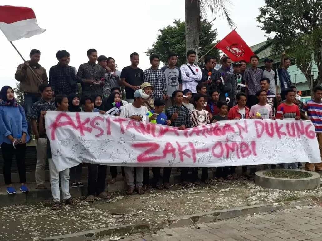 Posraya Indonesia Kecamatan Kresek Tangerang Kembali Gelar Aksi Dukung Zaki-Ombi