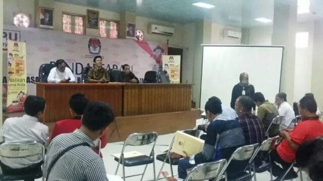 16 Parpol Lolos Verifikasi Faktual di KPU Kabupaten Tangerang