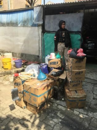 Tim Elang Cisadane Polres Metro Tangerang Kota Gerebek Rumah Produksi Ciu di Sepatan