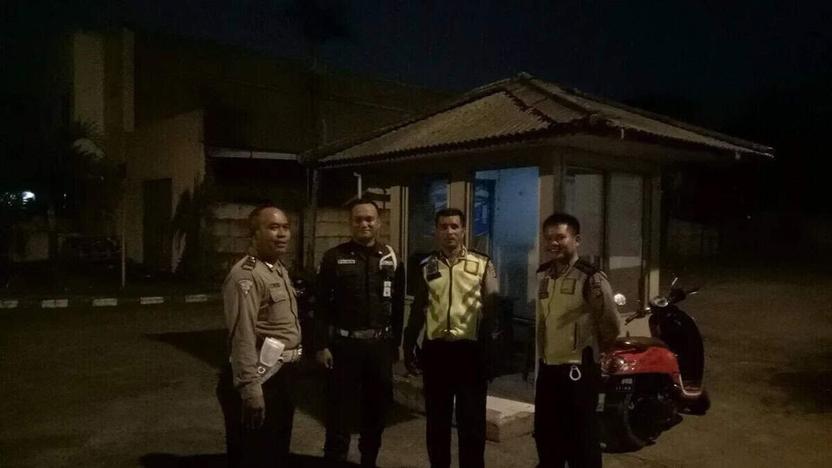 Tingkatkan Keamanan, Polsek Batuceper Gelar Patroli Biru