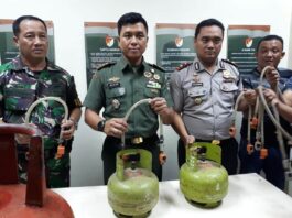 KODIM 0506/Tangerang Gerebek Gudang Oplosan GAS Elpiji di Serpong