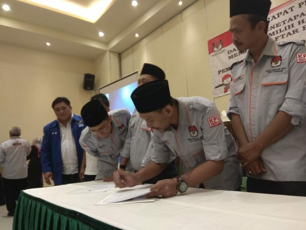 KPU Kota Tangerang Gelar Rapat Pleno Terbuka Tetapkan DPS