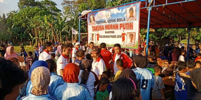 Taruna Merah Putih Kota Tangerang Menggelar Pertandingan Sepak Bola Ibu-Ibu di Pasirjaya