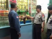 Polsek Batu Ceper Beri Sangsi Pedagang yang Bandel Jual Minuman Keras