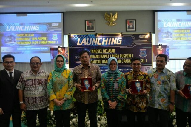 Walikota Tangerang Selatan Launching Tiga Aplikasi