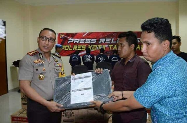 Polres Kota Tangerang Ungkap Kasus Pencurian Dengan Kekerasan
