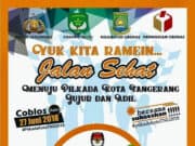 PPK Cibodas Ajak Masyarakat Mencoblos dengan Jalan Sehat Berhadiah