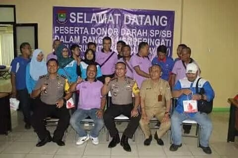 Sambut May Day, Polresta Tangerang Gelar Aksi Donor Darah